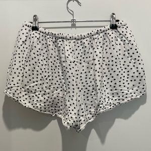 Indah body drawstring shorts size 2